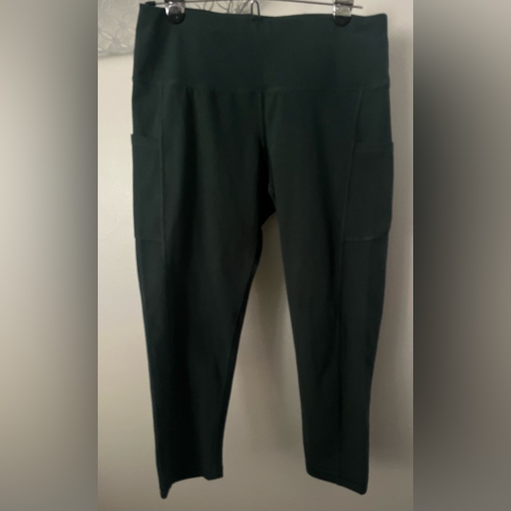 Iuga Women’s Workout Compression Leggings XL Dark Green XL